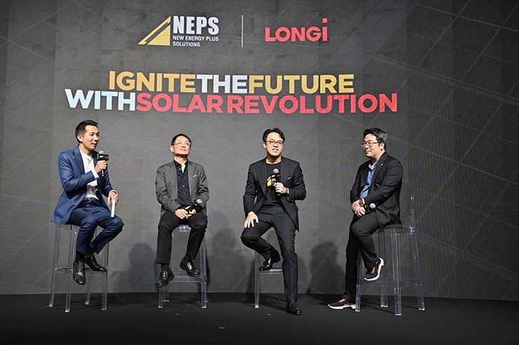 NEPS ร่วมกับ LONGi เปิดตัวนวัตกรรมโซลาร์ใหม่ Ultra Black Solar และ BIPV ครั้งแรกในไทย